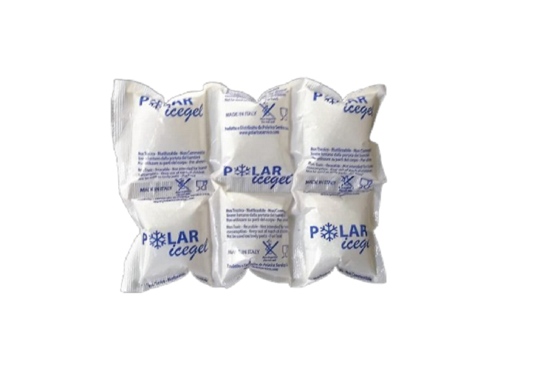 Pain de gel réfrigérant 6 alvéoles 220 g – lot de 24 pièces | Polarice Service