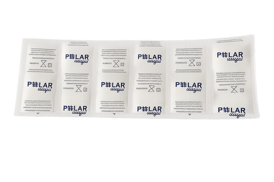 Feuillet de 12 cellules réfrigérantes de glace synthétique à hydrater | Réduction de 5 € | Polarice