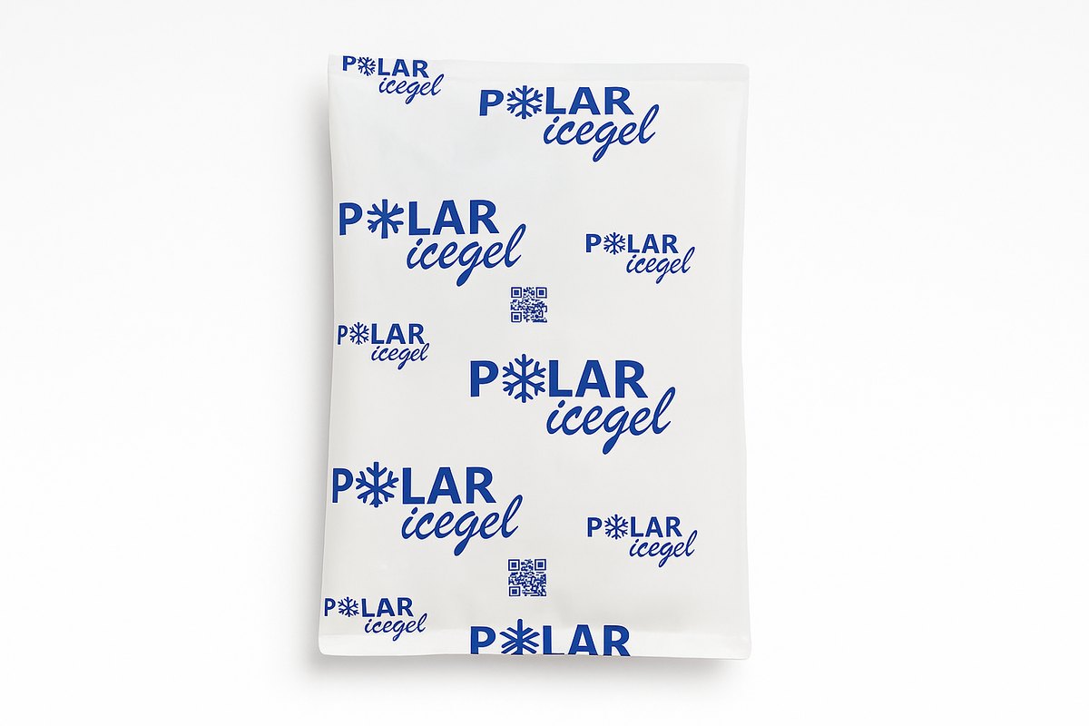 Lot de sacs de glace synthétique de 500g - Emballage professionnel réutilisable